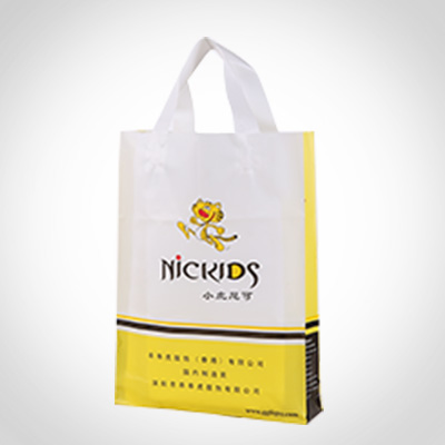 白色手提PO服裝膠袋定做