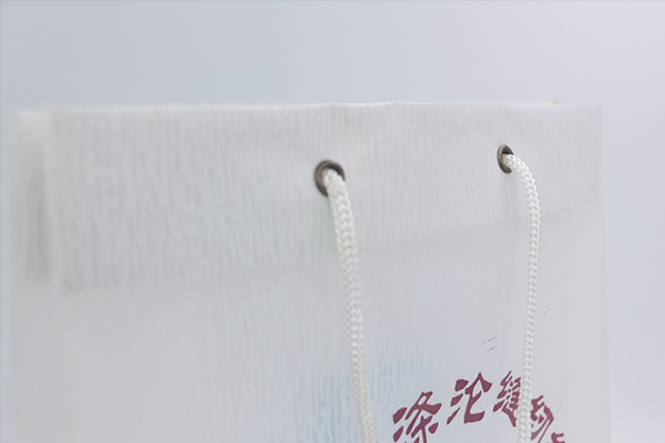 藍色購物手提PO膠袋