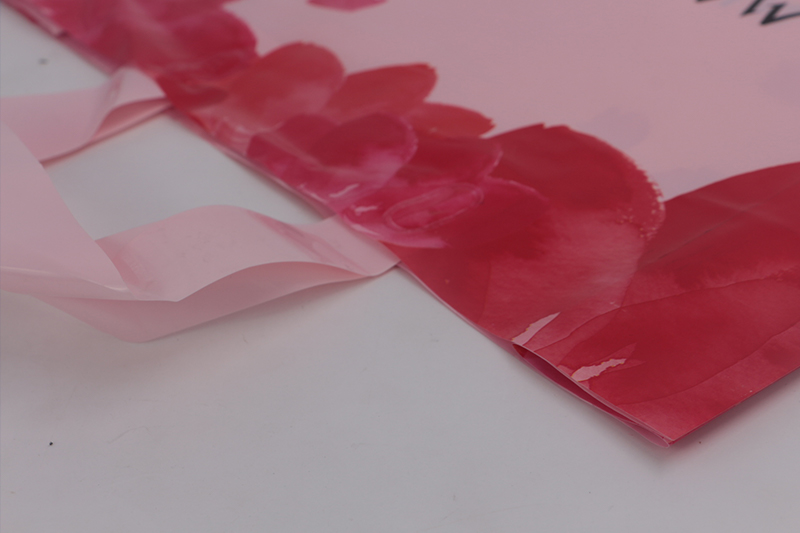 紅色PE廣告平口袋