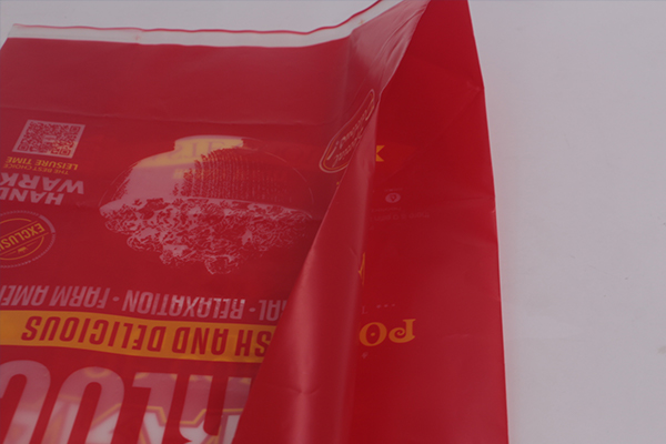 紅色購物PO手提塑料膠袋