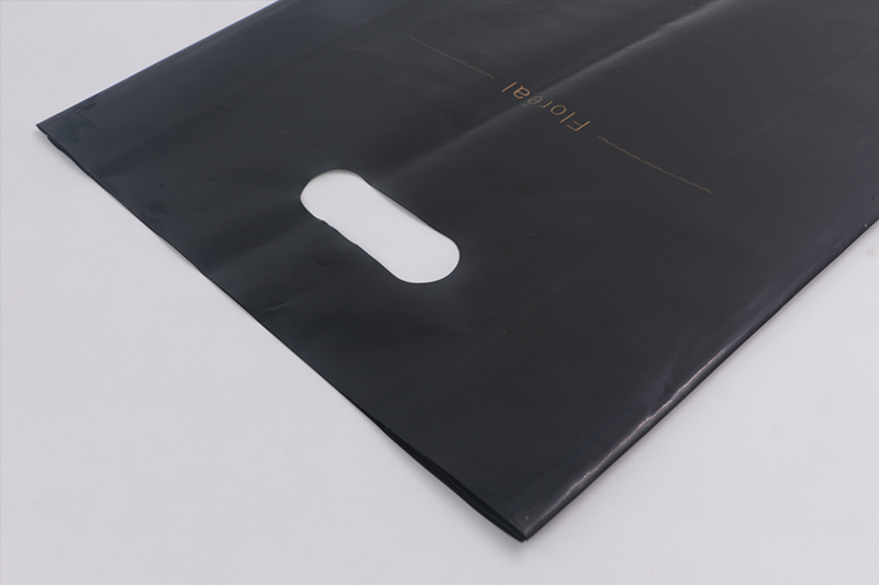 黑色PO服裝平口膠袋