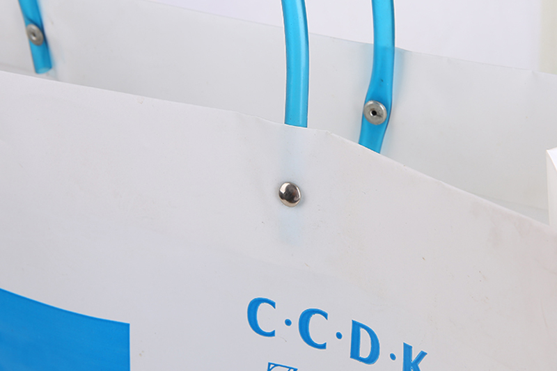 藍(lán)色購(gòu)物手提PO膠袋