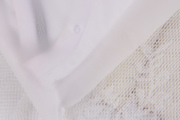 白色磨砂CPE服裝拉鏈袋